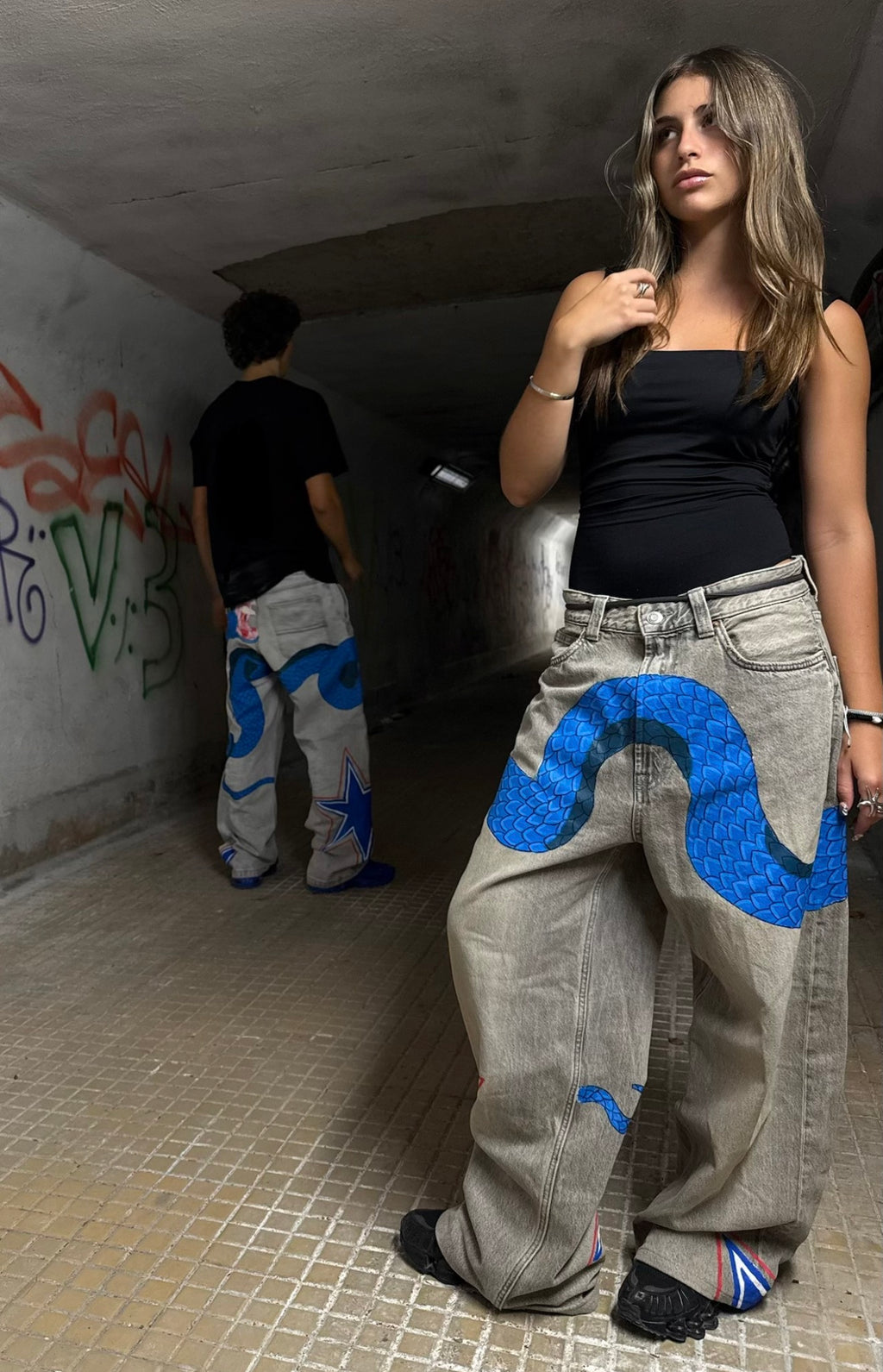“Blue Pit Viper” jeans