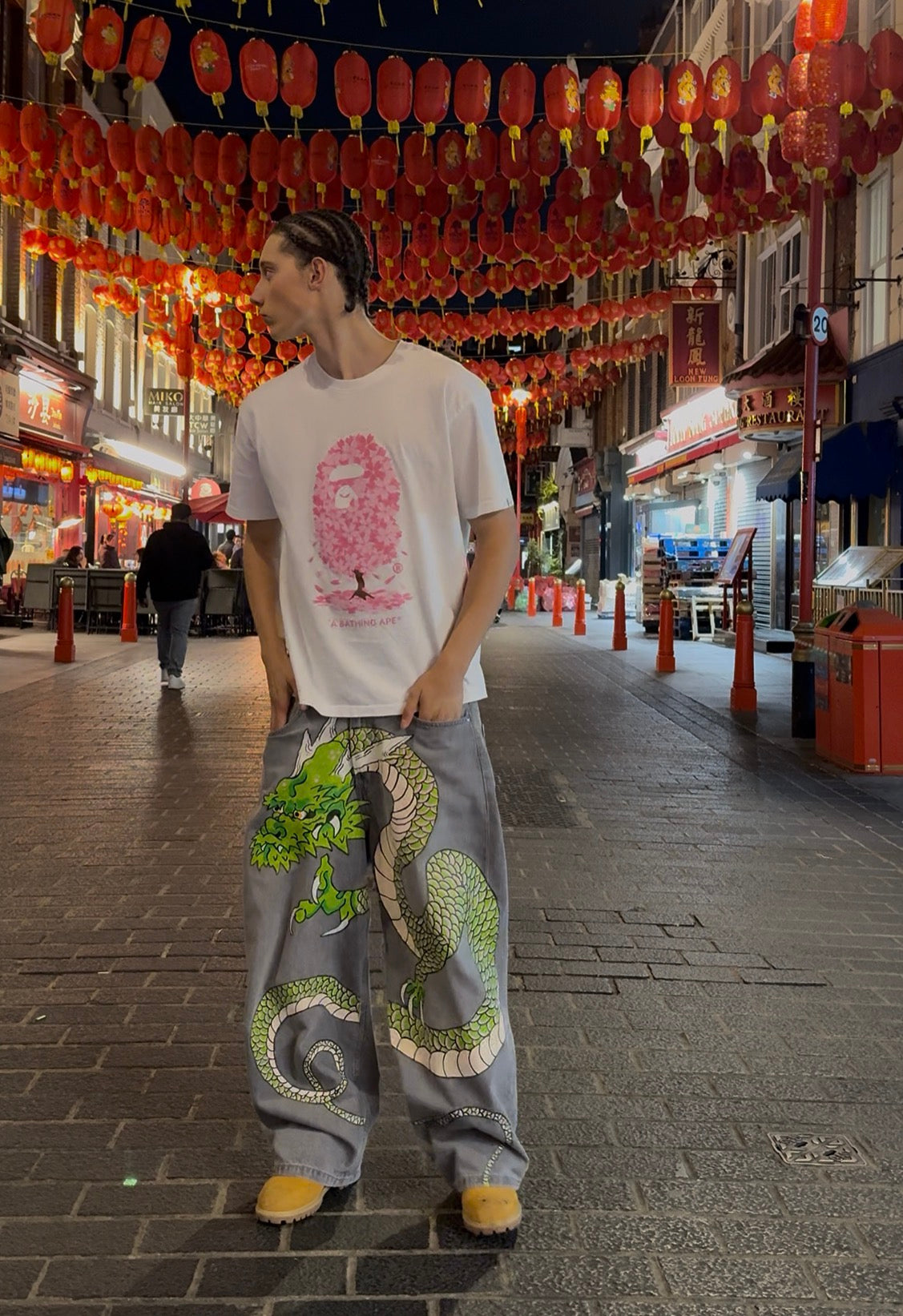 “Dango Dragon” jeans
