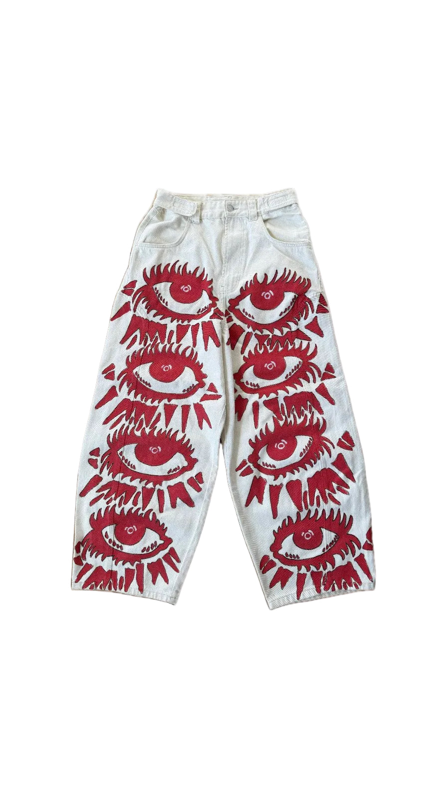 “Red Eyes” jeans