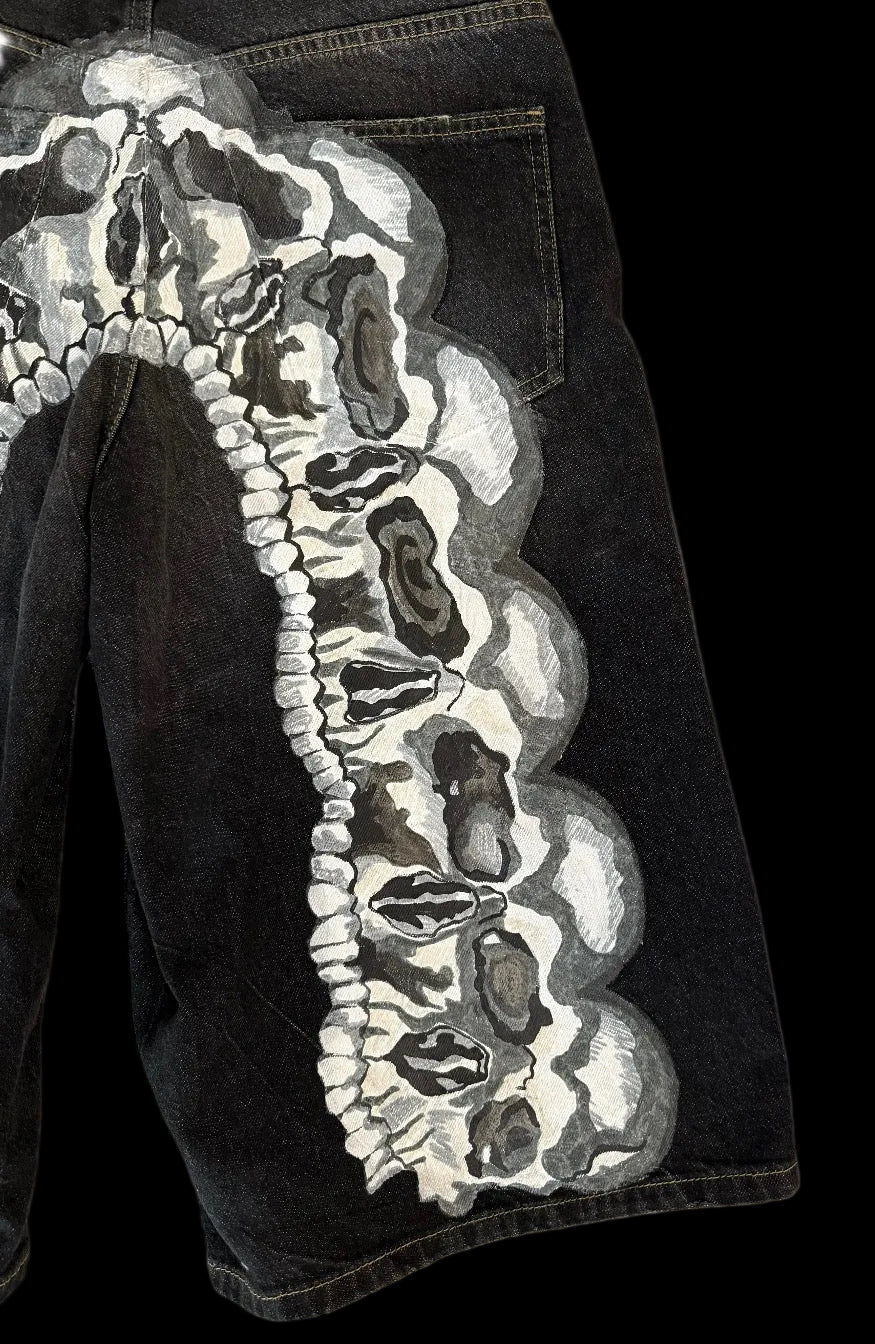 “Skulls” jorts