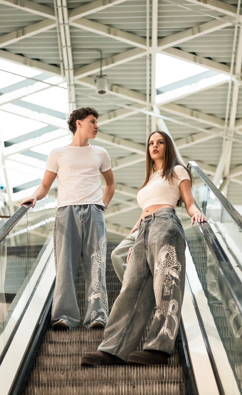 “Japanese Dragon” jeans