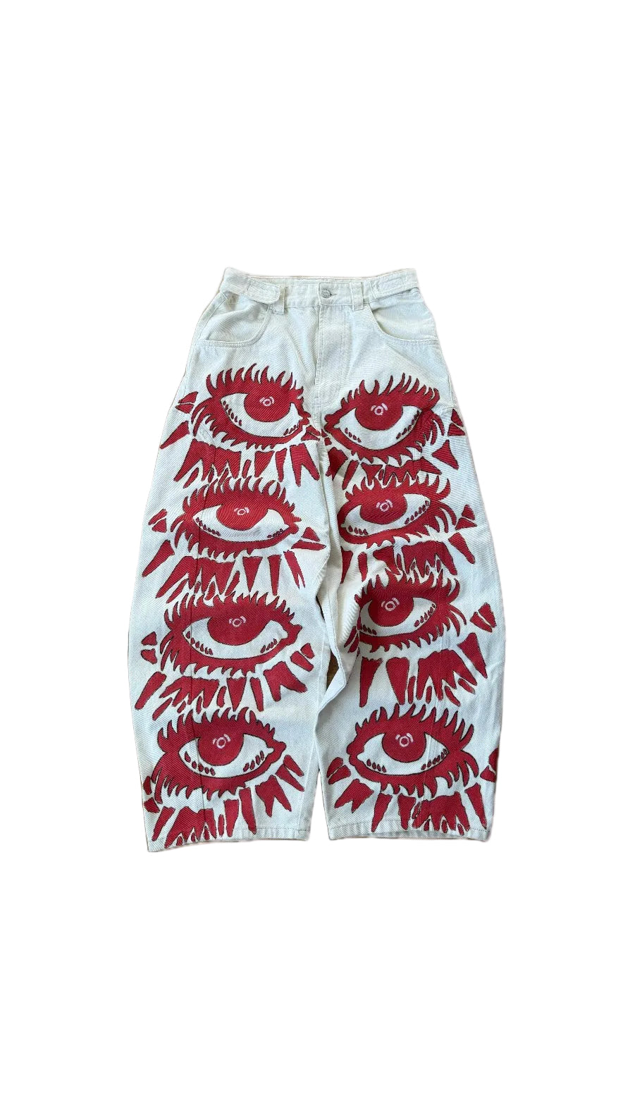 “Red Eyes” jeans