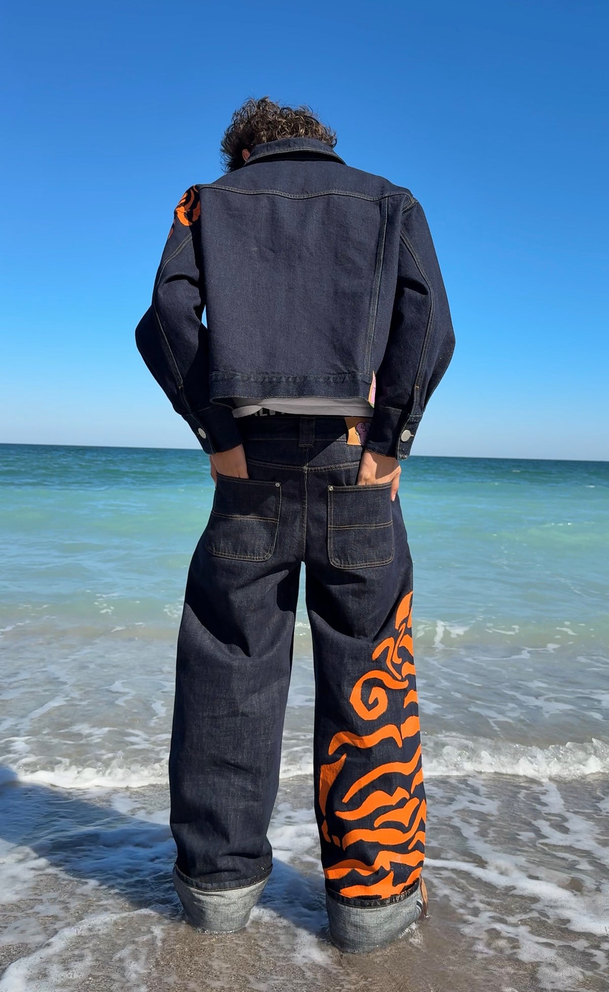“Big Cats” bundle (jeans + jacket)