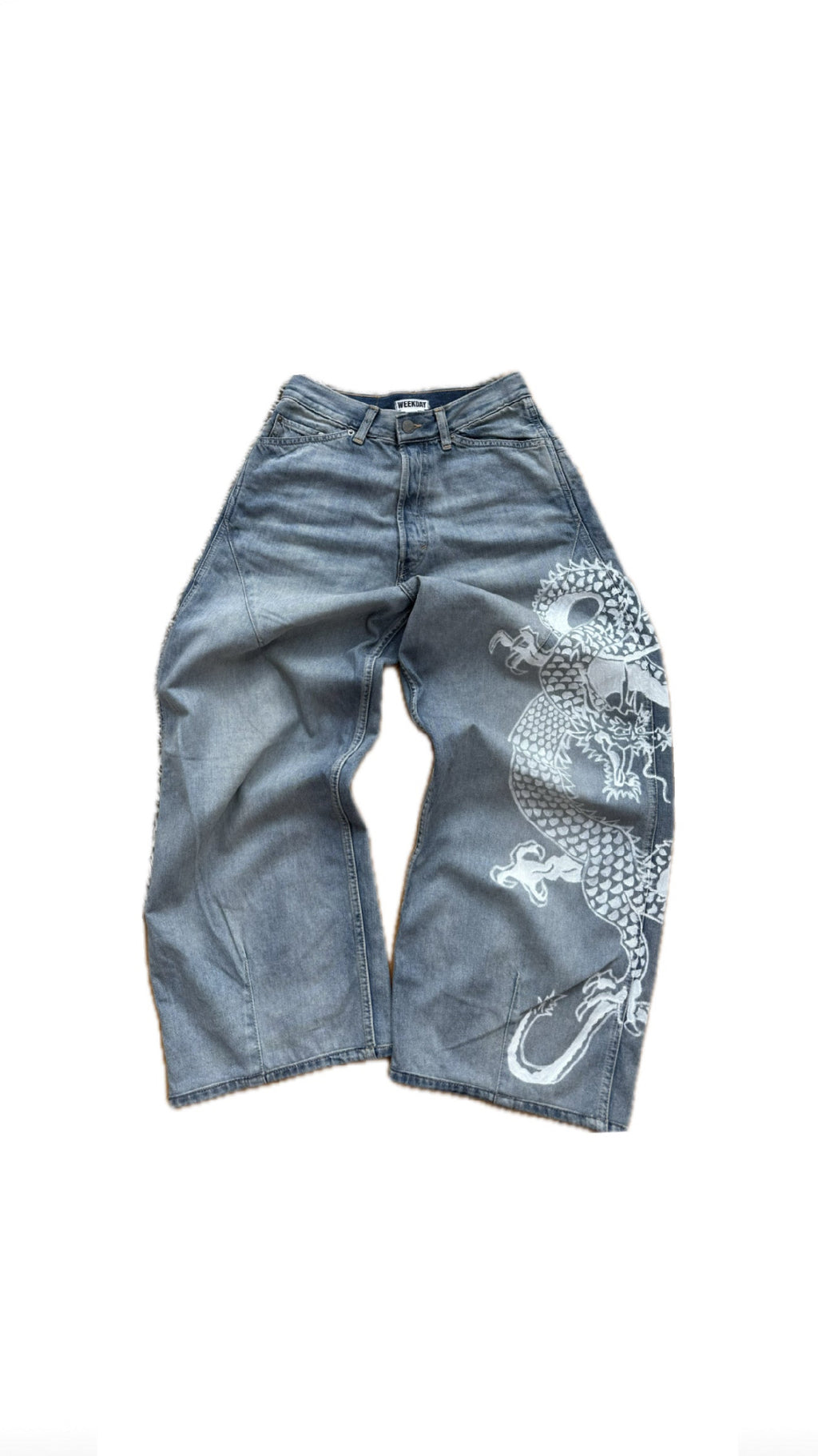 “Japanese Dragon” jeans