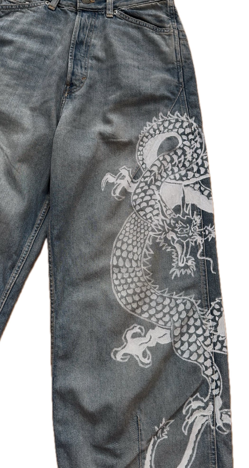 “Japanese Dragon” jeans